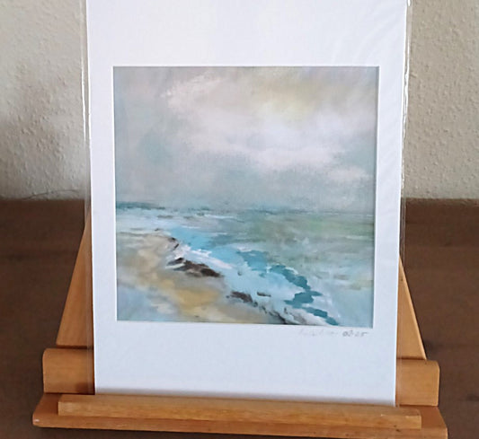 Unikt landskabs strand billede – originalt kunstværk af Kathrine N. Fisker