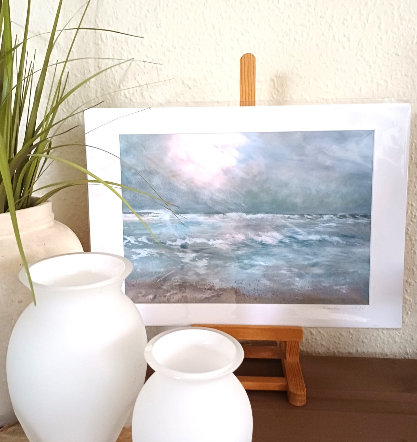 Unikt havbillede – originalt kunstværk af Kathrine N. Fisker