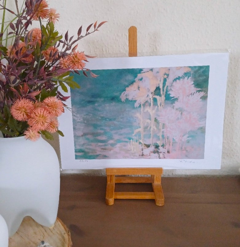 Japanese Spring – poetisk kunstprint med japansk forårsstemning